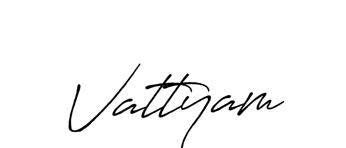 if you are searching for the best signature style for your name Vattyam. so please give up your signature search. here we have designed multiple signature styles  using Antro_Vectra_Bolder. Vattyam signature style 7 images and pictures png