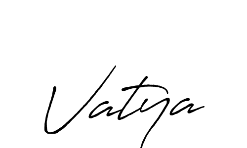 Also we have Vatya name is the best signature style. Create professional handwritten signature collection using Antro_Vectra_Bolder autograph style. Vatya signature style 7 images and pictures png