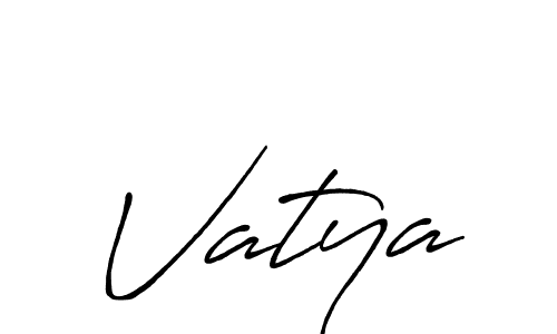 Also we have Vatya name is the best signature style. Create professional handwritten signature collection using Antro_Vectra_Bolder autograph style. Vatya signature style 7 images and pictures png