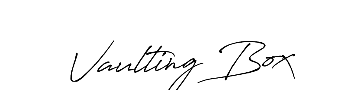 See photos of Vaulting Box official signature by Spectra . Check more albums & portfolios. Read reviews & check more about Antro_Vectra_Bolder font. Vaulting Box signature style 7 images and pictures png