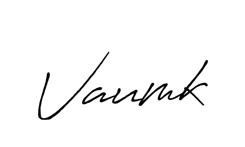 Use a signature maker to create a handwritten signature online. With this signature software, you can design (Antro_Vectra_Bolder) your own signature for name Vaumk. Vaumk signature style 7 images and pictures png