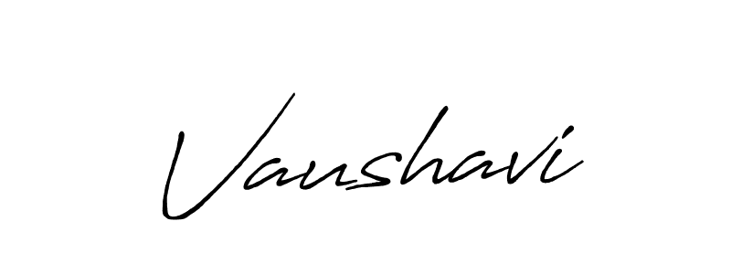 Also we have Vaushavi name is the best signature style. Create professional handwritten signature collection using Antro_Vectra_Bolder autograph style. Vaushavi signature style 7 images and pictures png