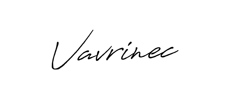 How to make Vavrinec signature? Antro_Vectra_Bolder is a professional autograph style. Create handwritten signature for Vavrinec name. Vavrinec signature style 7 images and pictures png