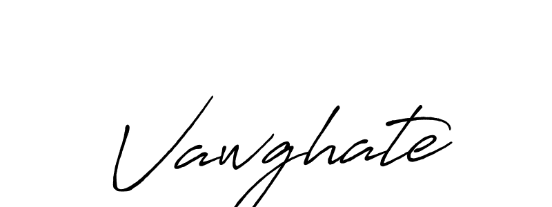 How to make Vawghate signature? Antro_Vectra_Bolder is a professional autograph style. Create handwritten signature for Vawghate name. Vawghate signature style 7 images and pictures png