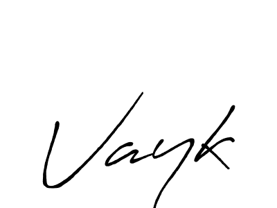 You should practise on your own different ways (Antro_Vectra_Bolder) to write your name (Vayk) in signature. don't let someone else do it for you. Vayk signature style 7 images and pictures png