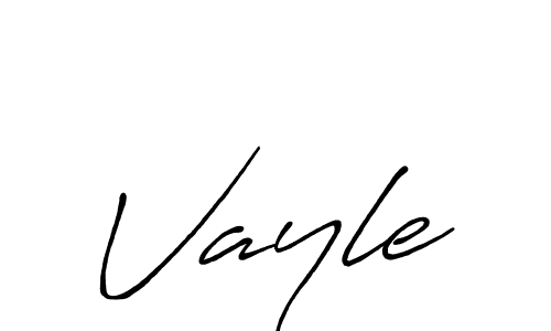 Use a signature maker to create a handwritten signature online. With this signature software, you can design (Antro_Vectra_Bolder) your own signature for name Vayle. Vayle signature style 7 images and pictures png