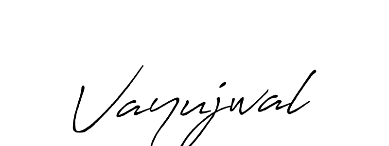 Also we have Vayujwal name is the best signature style. Create professional handwritten signature collection using Antro_Vectra_Bolder autograph style. Vayujwal signature style 7 images and pictures png