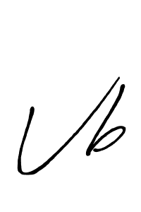 How to make Vb signature? Antro_Vectra_Bolder is a professional autograph style. Create handwritten signature for Vb name. Vb signature style 7 images and pictures png