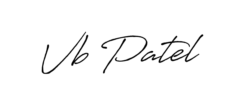 Make a beautiful signature design for name Vb Patel. Use this online signature maker to create a handwritten signature for free. Vb Patel signature style 7 images and pictures png