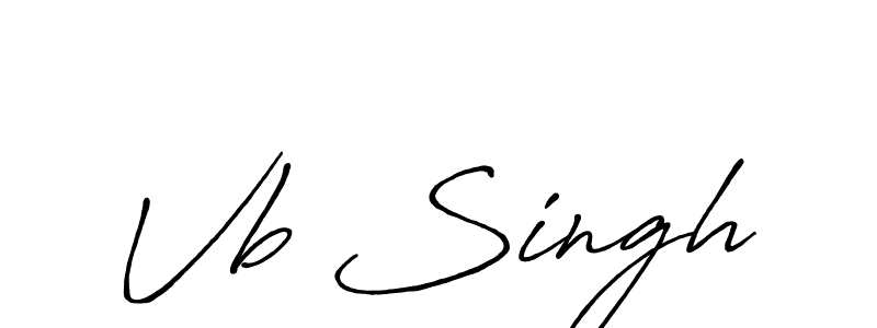 Also You can easily find your signature by using the search form. We will create Vb Singh name handwritten signature images for you free of cost using Antro_Vectra_Bolder sign style. Vb Singh signature style 7 images and pictures png