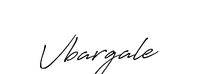 Vbargale stylish signature style. Best Handwritten Sign (Antro_Vectra_Bolder) for my name. Handwritten Signature Collection Ideas for my name Vbargale. Vbargale signature style 7 images and pictures png