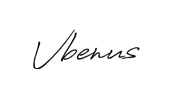 Design your own signature with our free online signature maker. With this signature software, you can create a handwritten (Antro_Vectra_Bolder) signature for name Vbenus. Vbenus signature style 7 images and pictures png