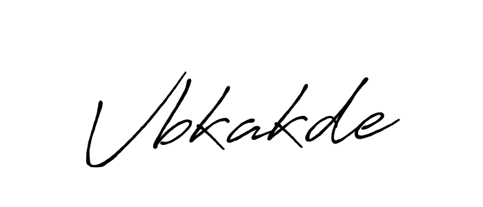 How to make Vbkakde signature? Antro_Vectra_Bolder is a professional autograph style. Create handwritten signature for Vbkakde name. Vbkakde signature style 7 images and pictures png