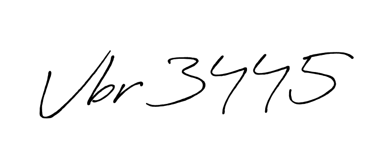 How to make Vbr 3445 name signature. Use Antro_Vectra_Bolder style for creating short signs online. This is the latest handwritten sign. Vbr 3445 signature style 7 images and pictures png