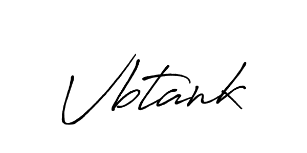 Design your own signature with our free online signature maker. With this signature software, you can create a handwritten (Antro_Vectra_Bolder) signature for name Vbtank. Vbtank signature style 7 images and pictures png