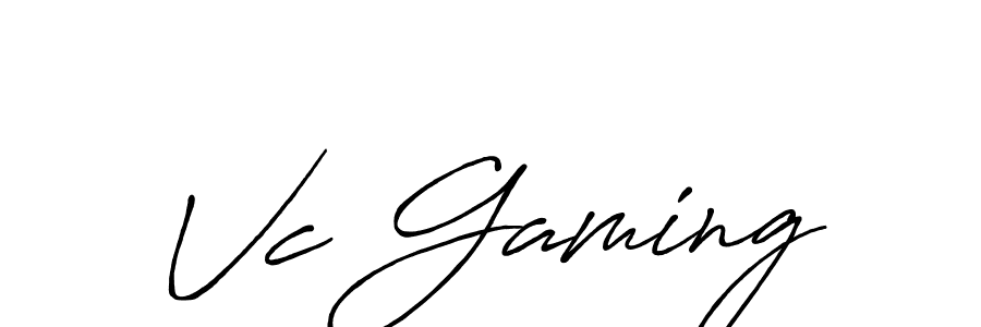How to Draw Vc Gaming signature style? Antro_Vectra_Bolder is a latest design signature styles for name Vc Gaming. Vc Gaming signature style 7 images and pictures png