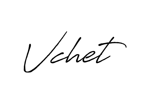 The best way (Antro_Vectra_Bolder) to make a short signature is to pick only two or three words in your name. The name Vchet include a total of six letters. For converting this name. Vchet signature style 7 images and pictures png