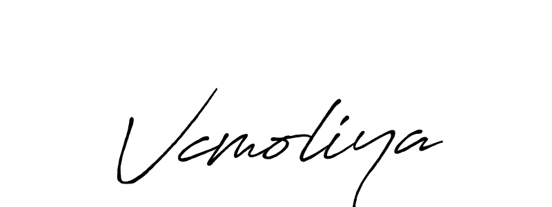 How to Draw Vcmoliya signature style? Antro_Vectra_Bolder is a latest design signature styles for name Vcmoliya. Vcmoliya signature style 7 images and pictures png