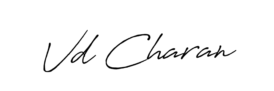 Antro_Vectra_Bolder is a professional signature style that is perfect for those who want to add a touch of class to their signature. It is also a great choice for those who want to make their signature more unique. Get Vd Charan name to fancy signature for free. Vd Charan signature style 7 images and pictures png