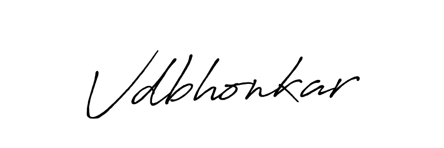 Antro_Vectra_Bolder is a professional signature style that is perfect for those who want to add a touch of class to their signature. It is also a great choice for those who want to make their signature more unique. Get Vdbhonkar name to fancy signature for free. Vdbhonkar signature style 7 images and pictures png