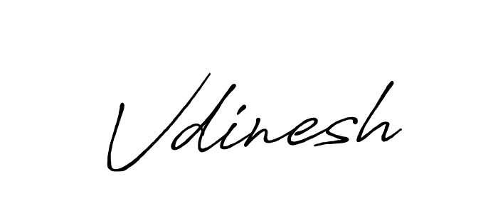 How to make Vdinesh signature? Antro_Vectra_Bolder is a professional autograph style. Create handwritten signature for Vdinesh name. Vdinesh signature style 7 images and pictures png