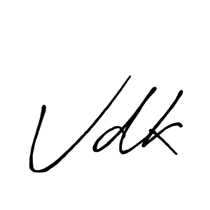 How to make Vdk name signature. Use Antro_Vectra_Bolder style for creating short signs online. This is the latest handwritten sign. Vdk signature style 7 images and pictures png