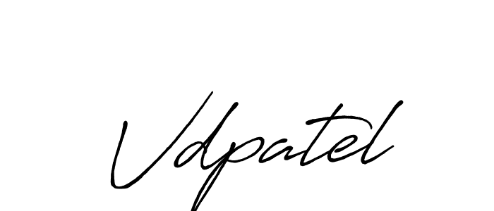 It looks lik you need a new signature style for name Vdpatel. Design unique handwritten (Antro_Vectra_Bolder) signature with our free signature maker in just a few clicks. Vdpatel signature style 7 images and pictures png