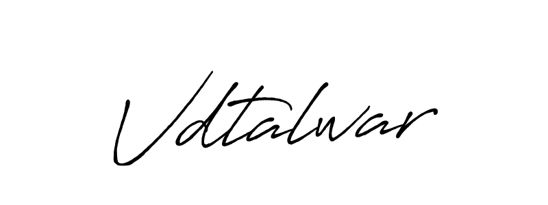 Make a beautiful signature design for name Vdtalwar. Use this online signature maker to create a handwritten signature for free. Vdtalwar signature style 7 images and pictures png