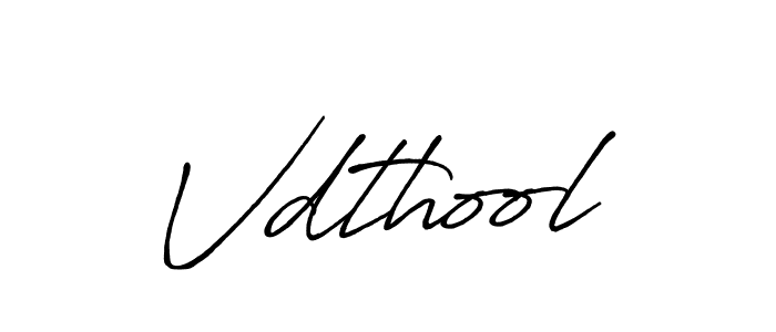 Make a beautiful signature design for name Vdthool. Use this online signature maker to create a handwritten signature for free. Vdthool signature style 7 images and pictures png