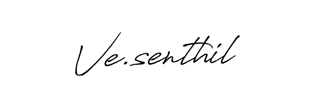 if you are searching for the best signature style for your name Ve.senthil. so please give up your signature search. here we have designed multiple signature styles  using Antro_Vectra_Bolder. Ve.senthil signature style 7 images and pictures png