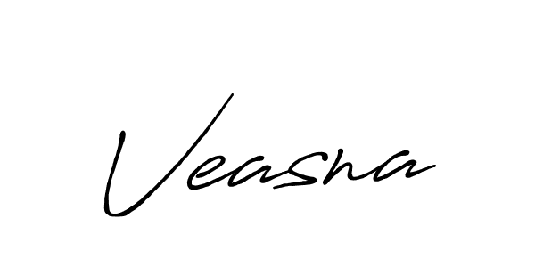 Veasna stylish signature style. Best Handwritten Sign (Antro_Vectra_Bolder) for my name. Handwritten Signature Collection Ideas for my name Veasna. Veasna signature style 7 images and pictures png