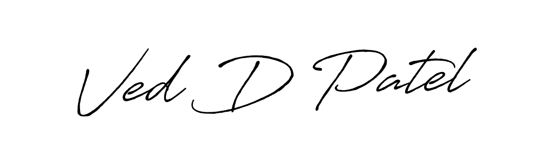 Once you've used our free online signature maker to create your best signature Antro_Vectra_Bolder style, it's time to enjoy all of the benefits that Ved D Patel name signing documents. Ved D Patel signature style 7 images and pictures png