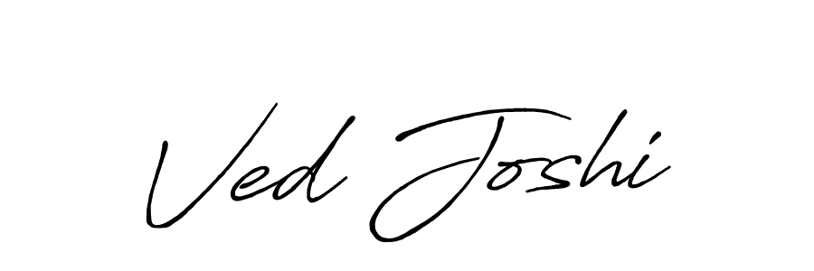 Best and Professional Signature Style for Ved Joshi. Antro_Vectra_Bolder Best Signature Style Collection. Ved Joshi signature style 7 images and pictures png