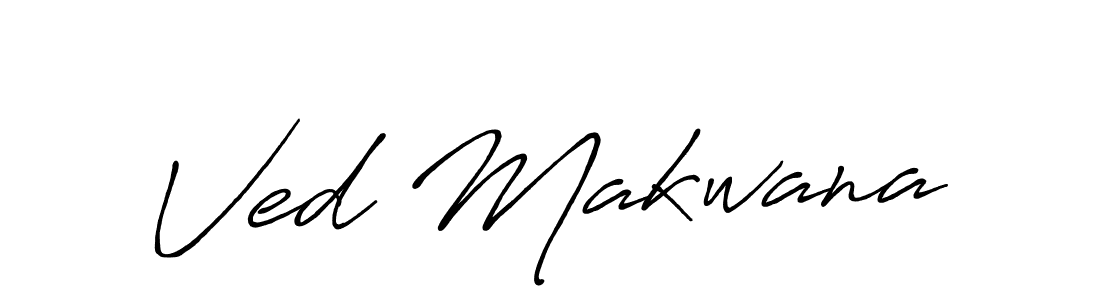 if you are searching for the best signature style for your name Ved Makwana. so please give up your signature search. here we have designed multiple signature styles  using Antro_Vectra_Bolder. Ved Makwana signature style 7 images and pictures png