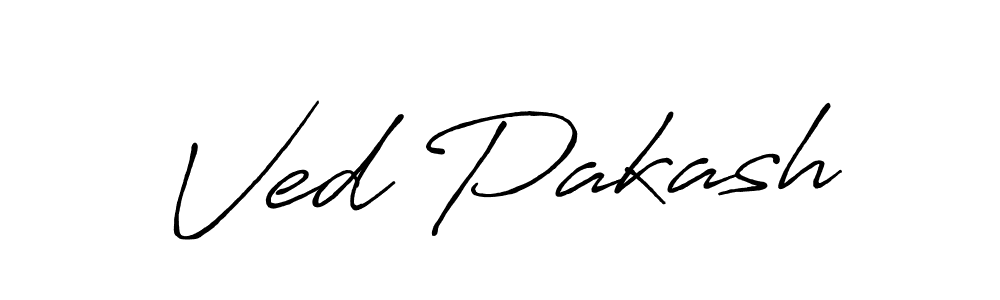 How to make Ved Pakash signature? Antro_Vectra_Bolder is a professional autograph style. Create handwritten signature for Ved Pakash name. Ved Pakash signature style 7 images and pictures png