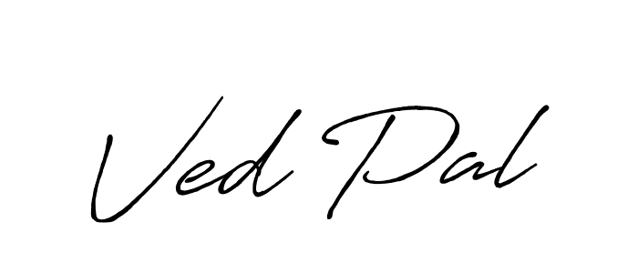 The best way (Antro_Vectra_Bolder) to make a short signature is to pick only two or three words in your name. The name Ved Pal include a total of six letters. For converting this name. Ved Pal signature style 7 images and pictures png