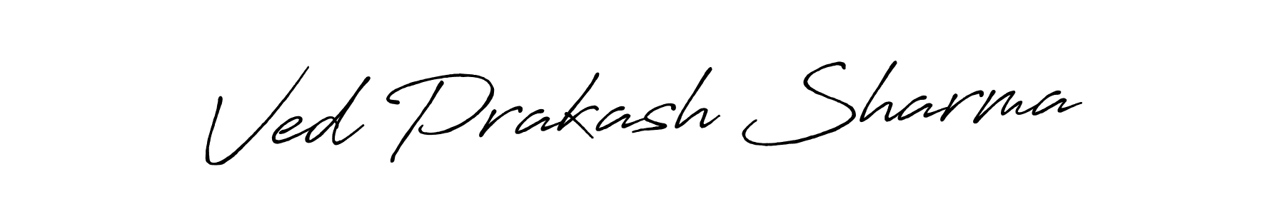 Use a signature maker to create a handwritten signature online. With this signature software, you can design (Antro_Vectra_Bolder) your own signature for name Ved Prakash Sharma. Ved Prakash Sharma signature style 7 images and pictures png