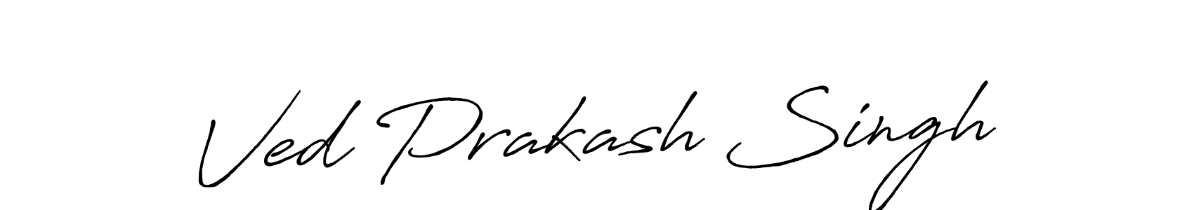 Also You can easily find your signature by using the search form. We will create Ved Prakash Singh name handwritten signature images for you free of cost using Antro_Vectra_Bolder sign style. Ved Prakash Singh signature style 7 images and pictures png