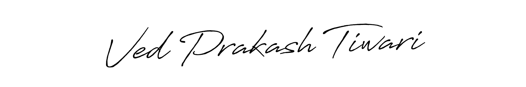 Also You can easily find your signature by using the search form. We will create Ved Prakash Tiwari name handwritten signature images for you free of cost using Antro_Vectra_Bolder sign style. Ved Prakash Tiwari signature style 7 images and pictures png