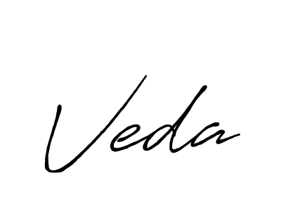 Design your own signature with our free online signature maker. With this signature software, you can create a handwritten (Antro_Vectra_Bolder) signature for name Veda. Veda signature style 7 images and pictures png