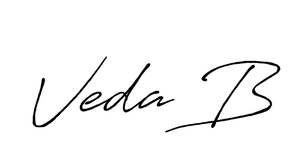 It looks lik you need a new signature style for name Veda B. Design unique handwritten (Antro_Vectra_Bolder) signature with our free signature maker in just a few clicks. Veda B signature style 7 images and pictures png