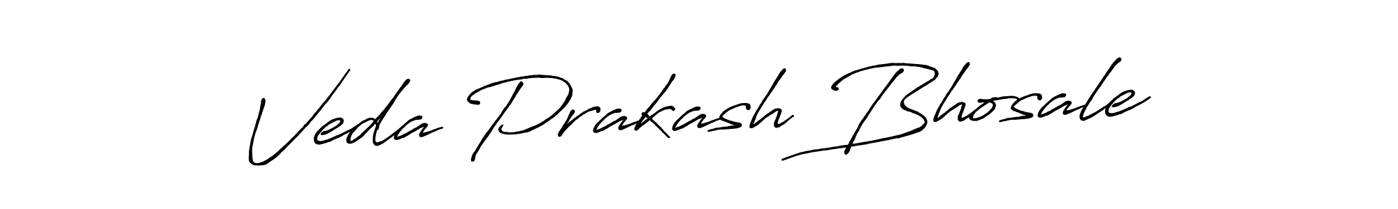 Use a signature maker to create a handwritten signature online. With this signature software, you can design (Antro_Vectra_Bolder) your own signature for name Veda Prakash Bhosale. Veda Prakash Bhosale signature style 7 images and pictures png