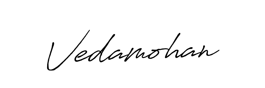 How to Draw Vedamohan signature style? Antro_Vectra_Bolder is a latest design signature styles for name Vedamohan. Vedamohan signature style 7 images and pictures png