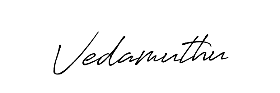 Make a beautiful signature design for name Vedamuthu. Use this online signature maker to create a handwritten signature for free. Vedamuthu signature style 7 images and pictures png