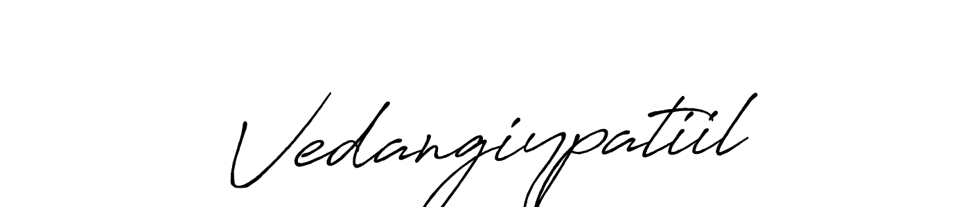 Make a beautiful signature design for name Vedangiypatiil. Use this online signature maker to create a handwritten signature for free. Vedangiypatiil signature style 7 images and pictures png