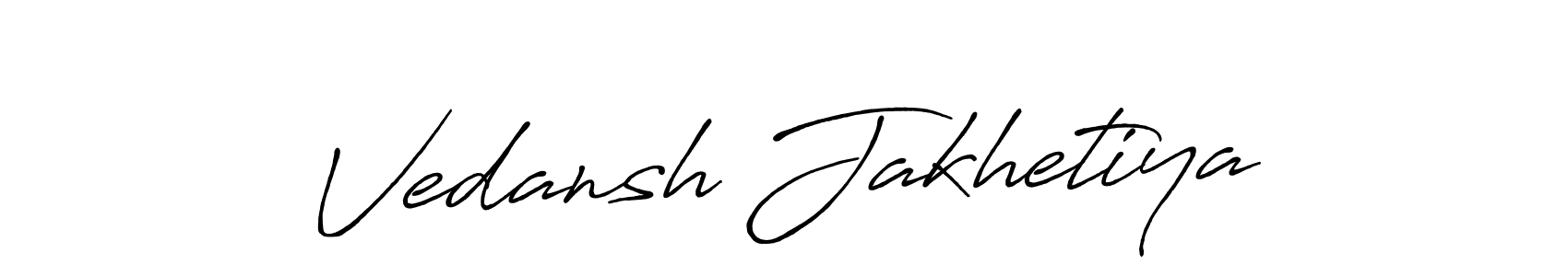 Make a short Vedansh Jakhetiya signature style. Manage your documents anywhere anytime using Antro_Vectra_Bolder. Create and add eSignatures, submit forms, share and send files easily. Vedansh Jakhetiya signature style 7 images and pictures png