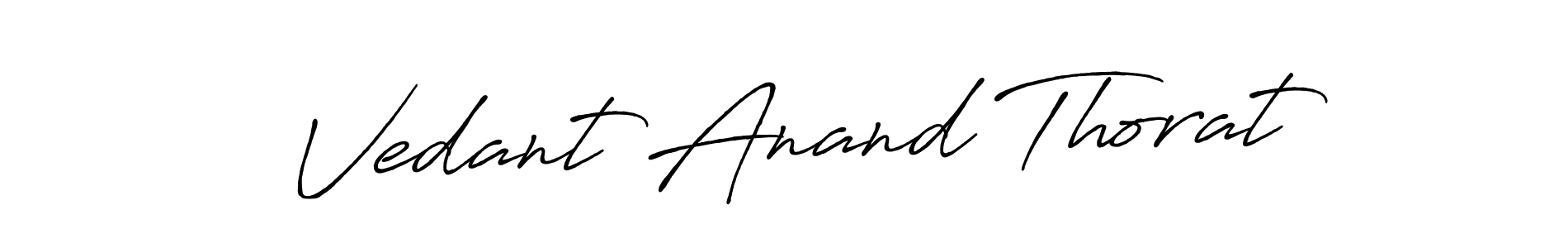 Make a short Vedant Anand Thorat signature style. Manage your documents anywhere anytime using Antro_Vectra_Bolder. Create and add eSignatures, submit forms, share and send files easily. Vedant Anand Thorat signature style 7 images and pictures png