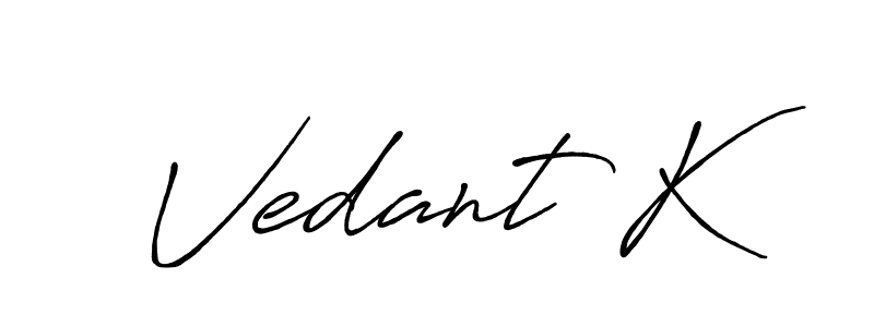 Here are the top 10 professional signature styles for the name Vedant K. These are the best autograph styles you can use for your name. Vedant K signature style 7 images and pictures png