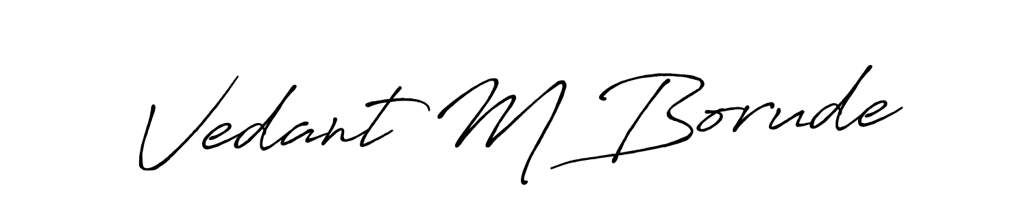 Check out images of Autograph of Vedant M Borude name. Actor Vedant M Borude Signature Style. Antro_Vectra_Bolder is a professional sign style online. Vedant M Borude signature style 7 images and pictures png