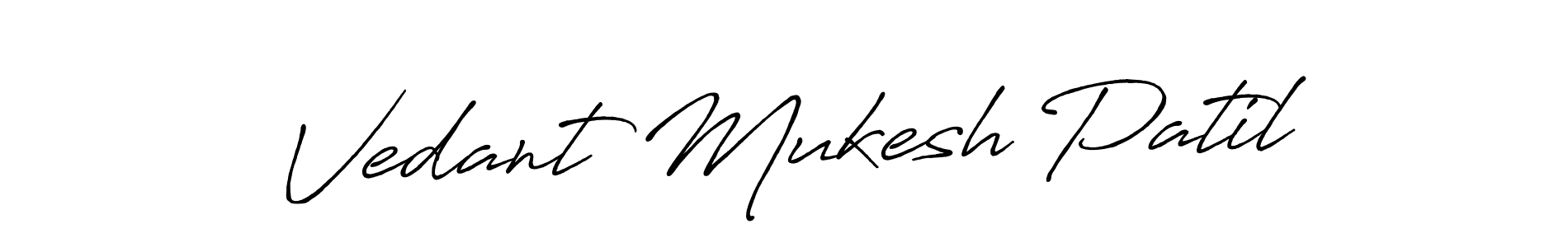 Make a short Vedant Mukesh Patil signature style. Manage your documents anywhere anytime using Antro_Vectra_Bolder. Create and add eSignatures, submit forms, share and send files easily. Vedant Mukesh Patil signature style 7 images and pictures png